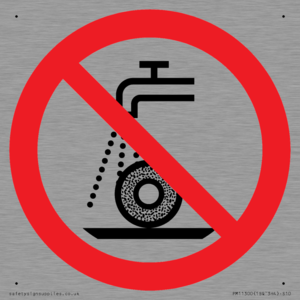 Prohibition: Do not use for wet grinding